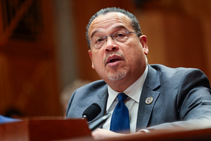 Fotografía de archivo del fiscal general de Minesota, Keith Ellison. Foto La Hora: EFE