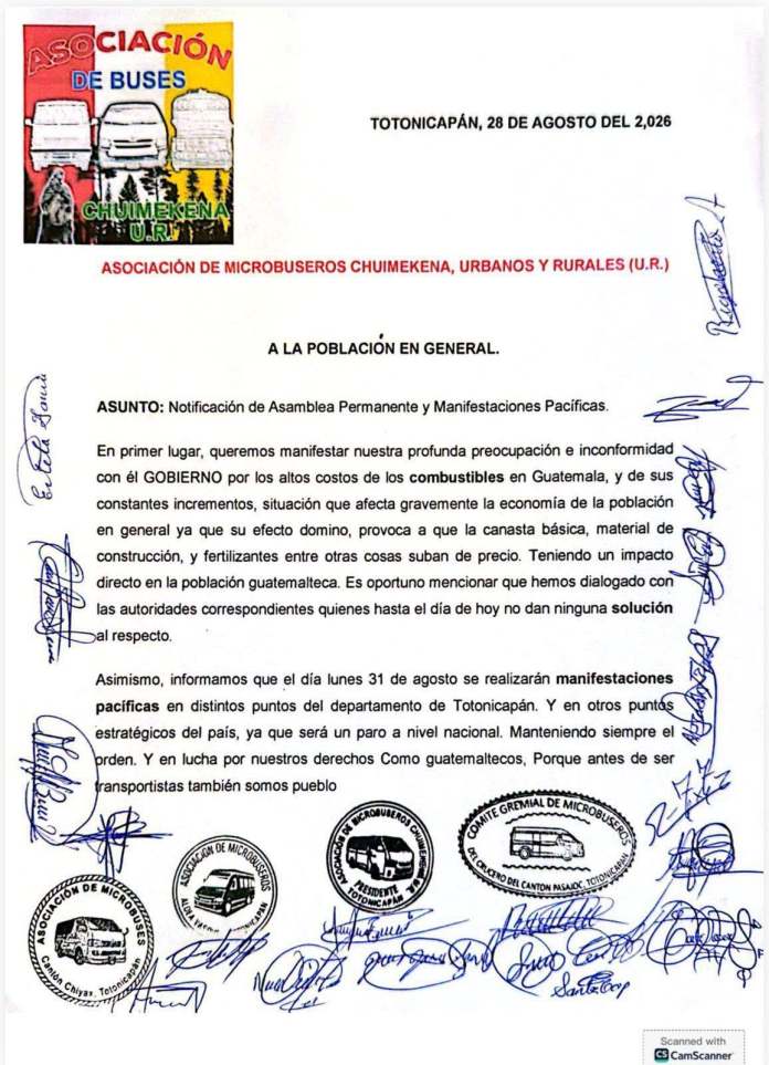 Asociación de buses