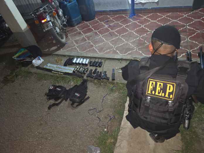 Armas incautadas
