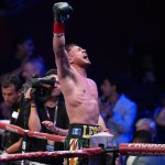 El boxeador guatemalteco Lester Martínez, tras defender exitosamente el campeonato interino supermediano del CMB, espera a su próximo rival.