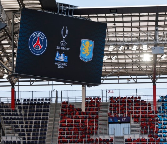 PSG vs. Aston Villa: A qué hora es y dónde ver la Supercopa de Europa PSG y Aston Villa se enfrentan este miércoles 12 de agosto en el Red Bull Arena en la Supercopa de Europa.