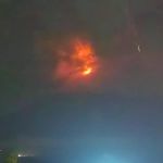 Actividad constante del volcán de Fuego. Foto La Hora: Captura de pantalla/ afarTV