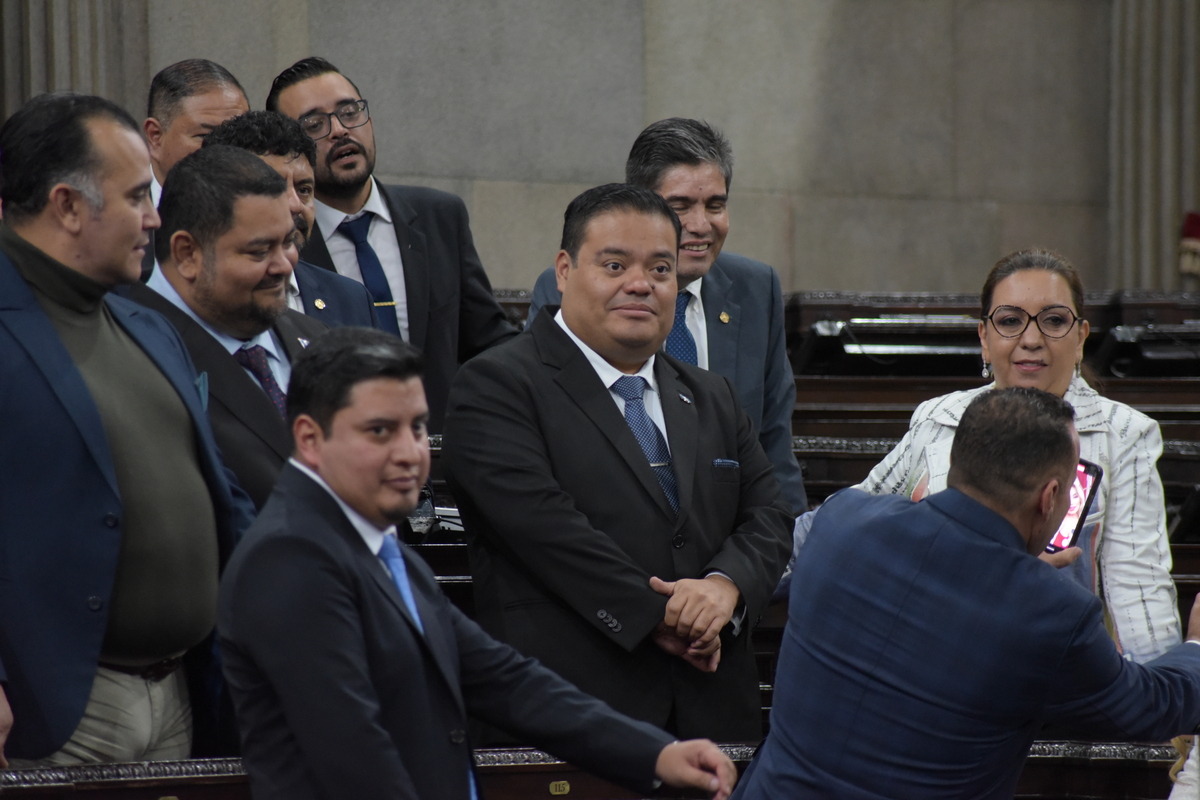 Allan Rodríguez llegó al Congreso de la República en 2020 con el partido Vamos, que impulsó la presidencia del expresidente sancionado por corrupción, Alejandro Giammattei. Foto La Hora: José Orozco.
