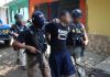 Alias El "Ángel", presunto pandillero del Barrio 18 capturado en Escuintla. Foto La Hora: PNC