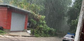 Archivo de lluvias registradas en Sololá y Sacatepéquez en donde se registra saturación del suelo. Foto La Hora: Conred