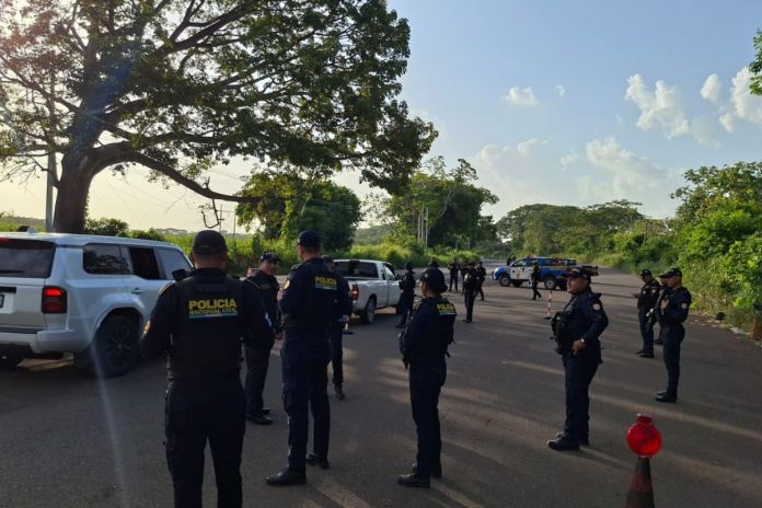 Archivo de puesto de seguridad de la PNC en Escuintla Archivo de puesto de seguridad de la PNC en Escuintla. Foto La Hora: PNC