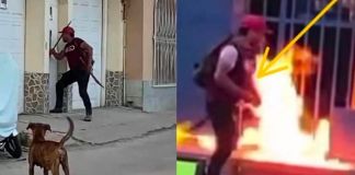 Hombre detenido por ataque contra sede del MP e intento de incendio en venta de gas propano Hombre detenido por ataque contra sede del MP e intento de incendio en venta de gas propano. Foto La Hora: PNC.