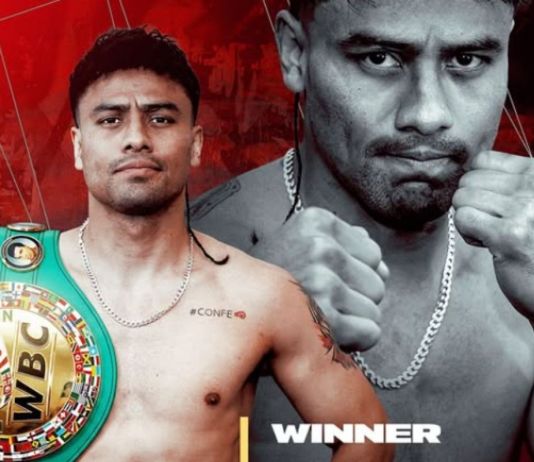 Con una brillante exhibición, Lester Martínez retiene el título al vencer a Luka Plantic. Foto L Hora: ProBoxTV.