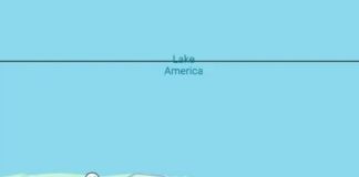 “Lago América” en lugar de Lago Ontario. Foto La Hora: Google.