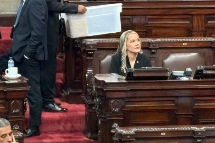 Artes LH (15) Ivanna Bonilla Oliva como nueva diputada de la Unidad Nacional de la Esperanza (UNE). Foto La Hora: Roberto Cordón.