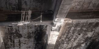 CIV espera informe de Conred sobre daños en el puente del Anillo Periférico sobre la Aguilar Batres Puente del Anillo Periférico, ubicado sobre la calzada Raúl Aguilar Batres, zona 11. Foto La Hora: Conred.