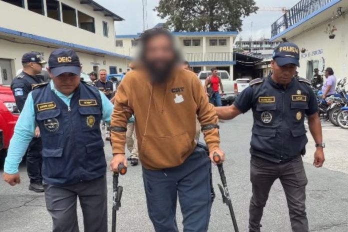 ulio Valentín Monroy López, alias “El Viejo”. Foto La Hora: PNC.
