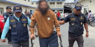 ulio Valentín Monroy López, alias “El Viejo”. Foto La Hora: PNC.