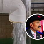 Bran advirtió que la Municipalidad podría intervenir los pozos de agua que abastecen a la colonia El Milagro. Foto La Hora: ACOVA / Neto Bran.
