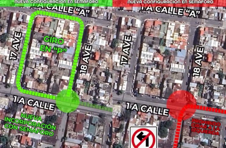 ¿Circulas por la zona 6 de la capital? Estos son los nuevos cambios viales ¿Circulas por la zona 6? Estos son los nuevos cambios de viales. Foto La Hora: PMT.