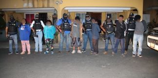 PNC rescata a mujer secuestrada y captura a seis presuntos integrantes del Barrio 18