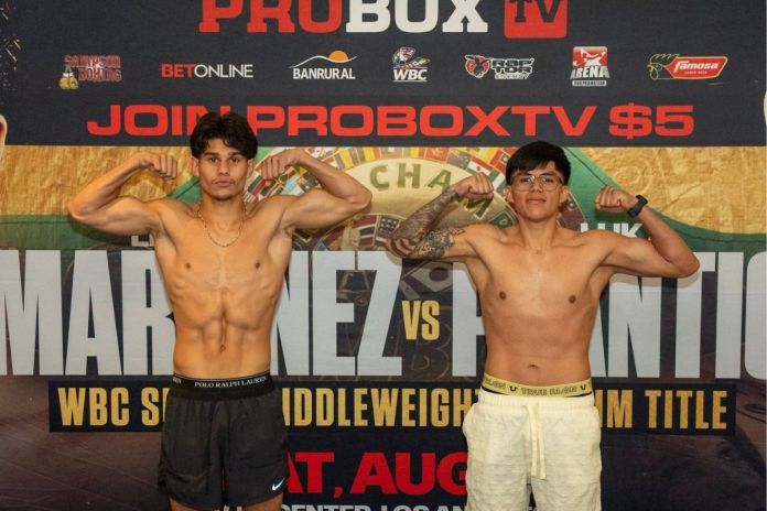 Amador Méndez peleará este 29 de agosto en Los Ángeles. Foto La Hora: ProboxTV.