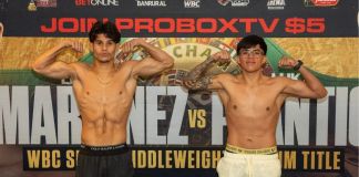 Amador Méndez, el boxeador guatemalteco que busca mantener su invicto en la misma velada que Lester Martínez Amador Méndez peleará este 29 de agosto en Los Ángeles. Foto La Hora: ProboxTV.