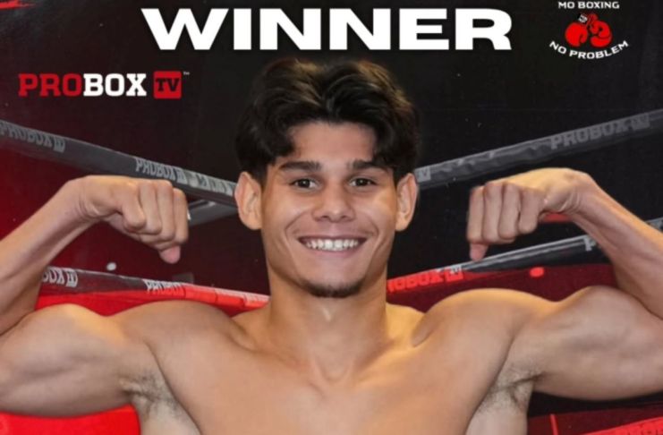 El boxeador de ascendencia guatemalteca tuvo una contundente presentación en Los Ángeles ante el mexicano Jonathan Morales. Foto La Hora: Amador Ménedez.