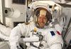 Fotografía tomada en abril de 2026 y cedida este 18 de agosto por la Agencia Espacial Europea (ESA) donde se captó a la astronauta francesa Sophie Adenot, en la Estación Espacial Internacional (EEI). Foto La Hora: EFE