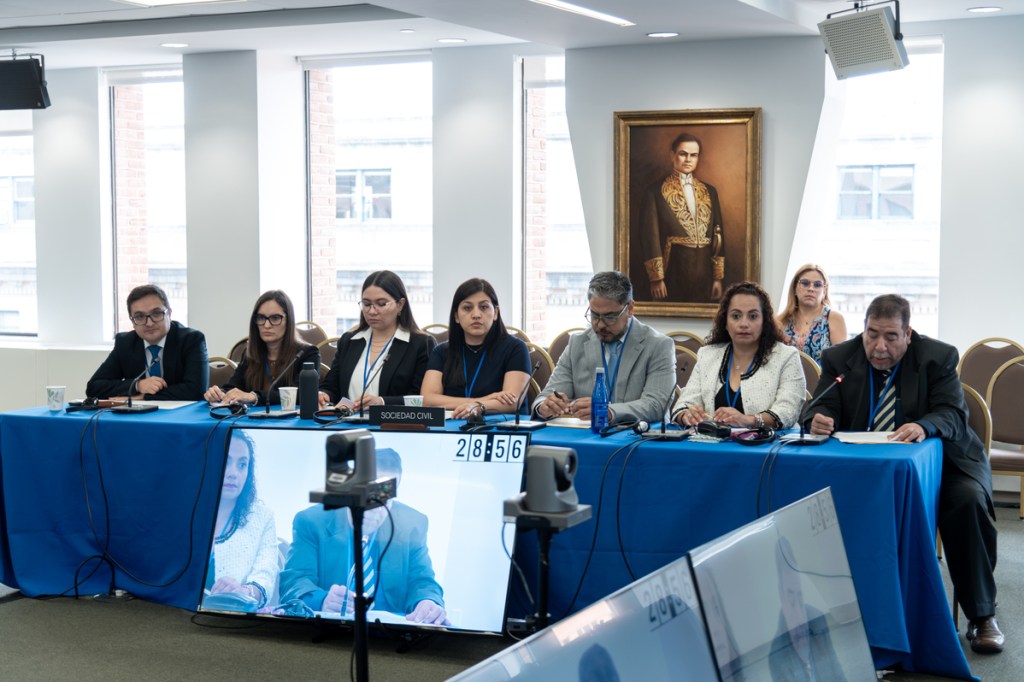 Representantes de organizaciones y personas guatemaltecas en el exilio expusieron ante la CIDH los efectos de la criminalización y pidieron mantener el seguimiento a la situación del país.
