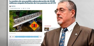 Bernardo Arévalo habla de corrupción; ignoran oscura licitación de tres puentes Mientras el presidente Arévalo llama a realizar auditorias, la ministra Zea ambigüos para responder por sobrevaloraciones.