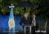 Bernardo Arévalo durante conferencia de prensa en donde explica la situación de los migrantes mexicanos que vienen a Guatemala. Foto La Hora: Daniel Ramírez