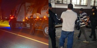 Policía investiga estructura criminal de trasiego de combustibles tras recuperar cisterna robada Agentes de la PNC recuperan una cisterna con más de 4 mil galones de gasolina, una posible estructura criminal fue la responsable del robo.