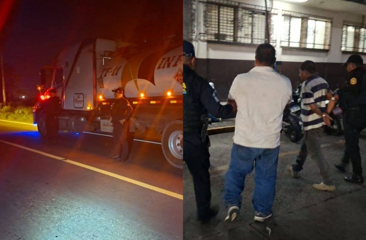 Agentes de la PNC recuperan una cisterna con más de 4 mil galones de gasolina, una posible estructura criminal fue la responsable del robo.