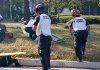 Socorristas ubican a dos cuerpos sin vida en el bulevar El Naranjo, zona de Mixco. Foto: CVB