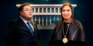 Claudia Paredes operó para que el antejuicio contra su padrino político Allan Rodríguez por el caso Fopavi fuera resuelto de forma exprés. Diseño La Hora: Victor García.
