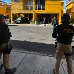 Comando Antisecuestros de la PNC durante operativo en San José Pinula. Foto La Hora: PNC
