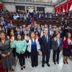 Juramentación de la Comisión de Postulación del jefe de la Contraloría. Foto La Hora: Organismo Legislativo