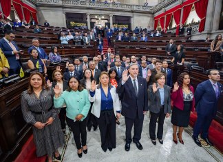 Juramentación de la Comisión de Postulación del jefe de la Contraloría. Foto La Hora: Organismo Legislativo