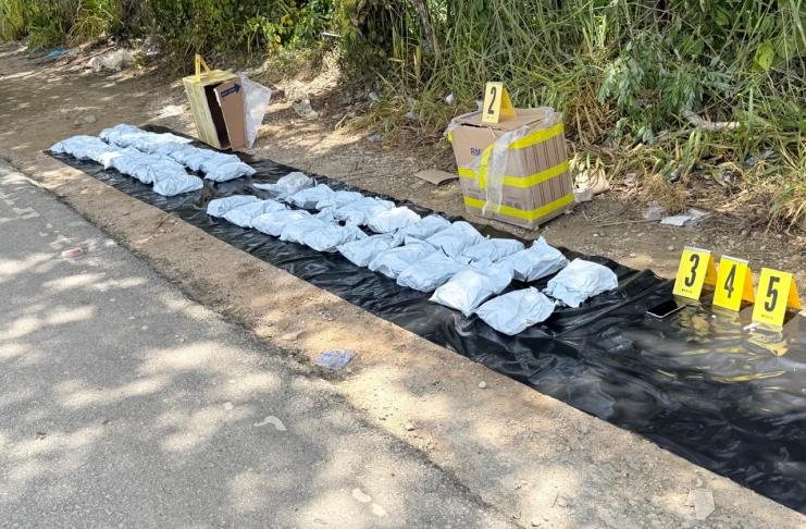 Decomiso de marihuana en Petén. Foto La Hora: PNC