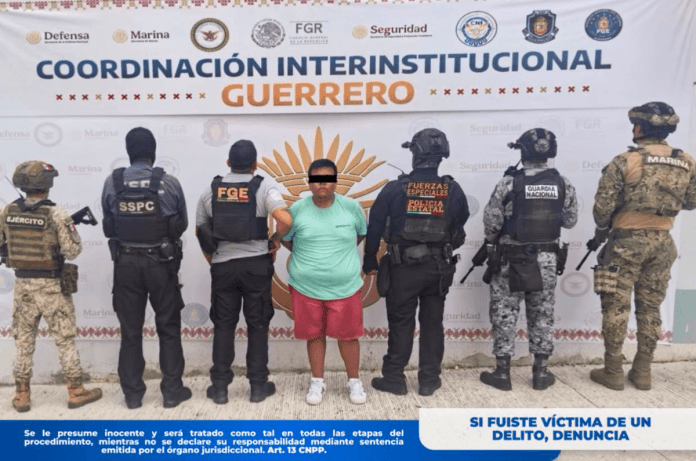 El cholo (1) La Fiscalía General del estado de Guerrero informó este lunes sobre la detención de Jorge Luis ‘N’, alias "El Choco".