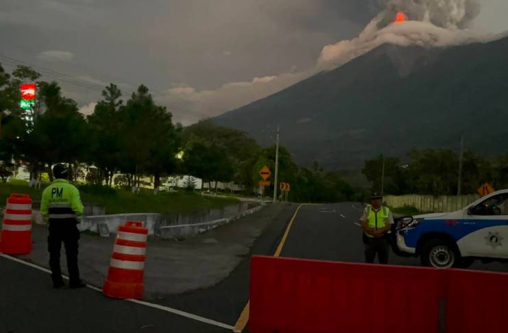 Erupción volcán de Fuego