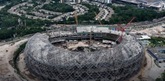 Estadio Nacional en El Salvador previsto para julio de 2027. Foto La Hora: INDES
