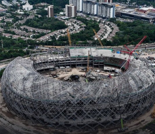 Estadio Nacional en El Salvador previsto para julio de 2027. Foto La Hora: INDES