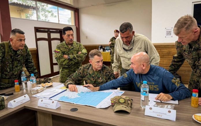 EE. UU., Colombia y Ecuador acuerdan estrategia contra cárteles en zona fronteriza. Foto La Hora: EE. UU.