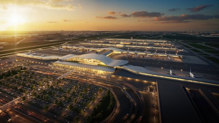 Este aeropuerto internacional de EE UU se renovara con inversion millonaria y asi sera su aspecto Este aeropuerto internacional de EE. UU. se renovará con inversión millonaria y así será su aspecto