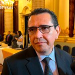 El fiscal general, Gabriel García Luna, confirma que abrió una investigación derivado del reportaje de La Hora sobre venta de plazas en el Organismo Judicial. Foto La Hora: Diego España