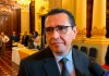 El fiscal general, Gabriel García Luna, confirma que abrió una investigación derivado del reportaje de La Hora sobre venta de plazas en el Organismo Judicial. Foto La Hora: Diego España