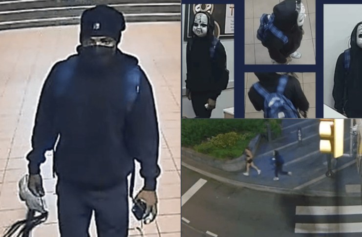 Hombre con máscara de Chucky aterroriza a personas en Filadelfia, EE. UU. Hombre con la máscara de Chucky