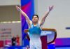 Gimnasta Jorge Vega tras su participación de salto en la gimnasia artística. Foto La Hora: COG