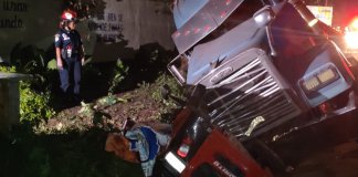 Autoridades lograron la identificación de las víctimas mortales del percance entre un tráiler y un tuc tuc en Suchitepéquez.