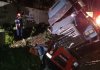 Autoridades lograron la identificación de las víctimas mortales del percance entre un tráiler y un tuc tuc en Suchitepéquez.
