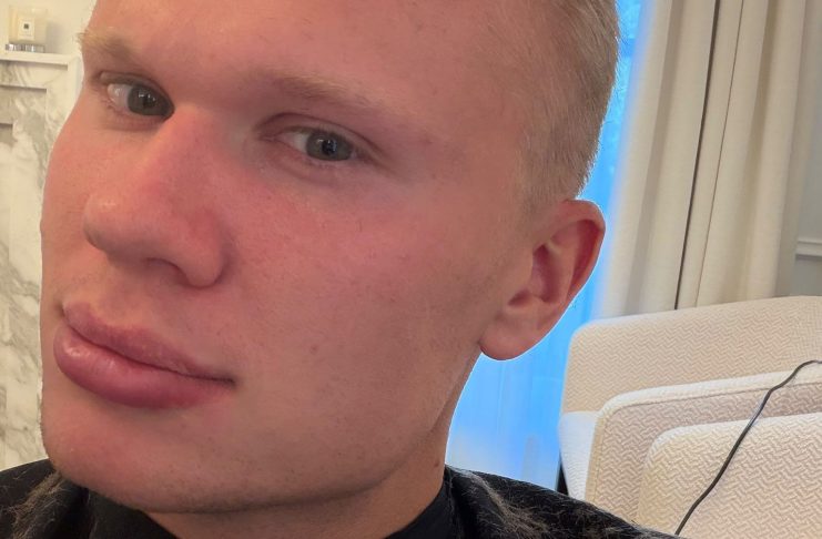 «Me veo como Kevin de Mi Pobre Angelito», dice Haaland al sorprender con su nuevo look Erling Haaland