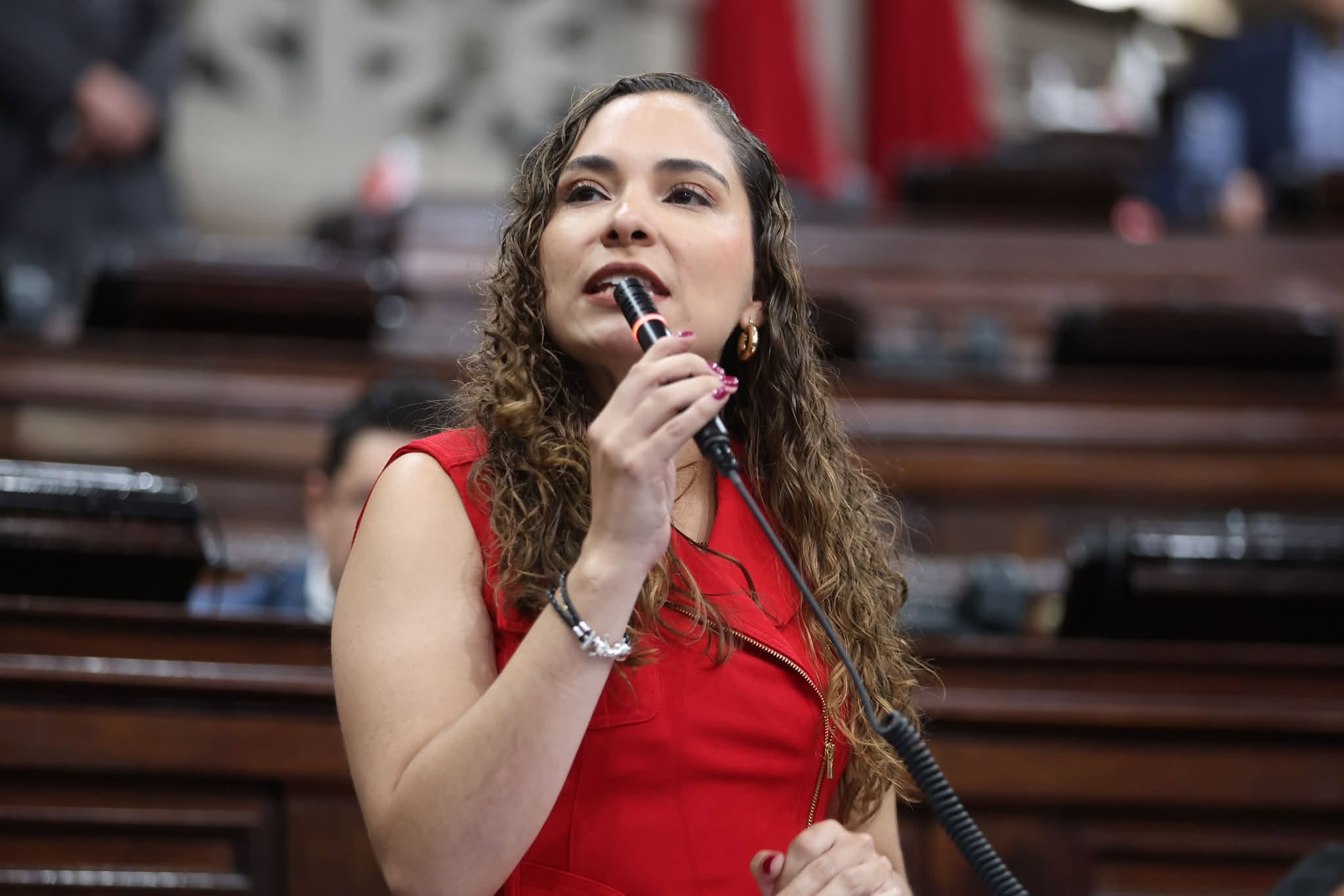 La diputada Ivanna Luján, quien llegó al Congreso en 2023 con el Movimiento Semilla y posteriormente fue separada de la bancada tras un voto cuestionado en la elección de magistrado suplente de la CC.