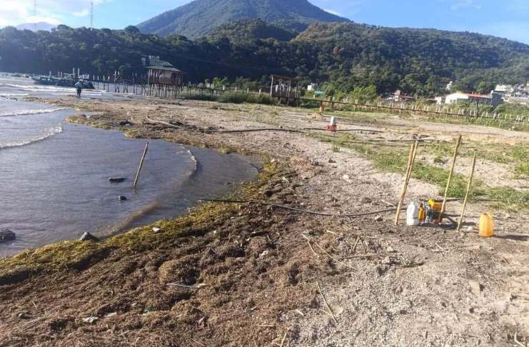 ¿Metros o centímetros? Amsclae explica el descenso del Lago de Atitlán